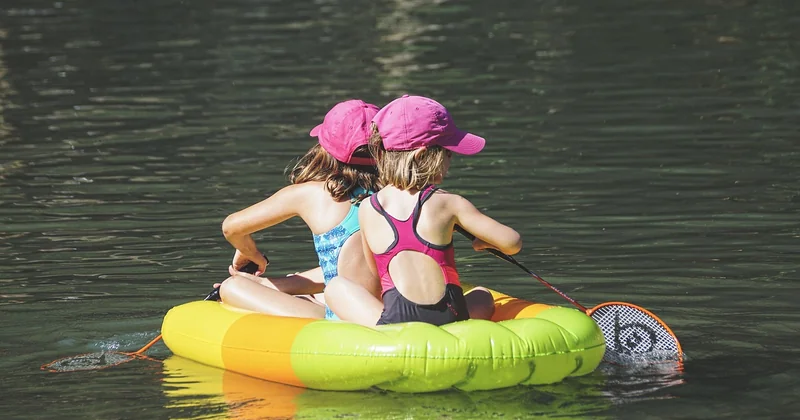 Où se baigner près d'Auzon quand on a des enfants ?